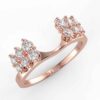 1/2 carat diamond ring wrap