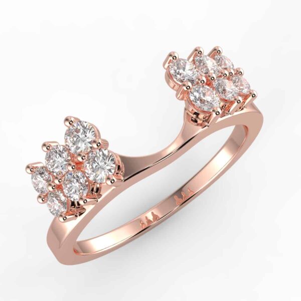 1/2 carat diamond ring wrap