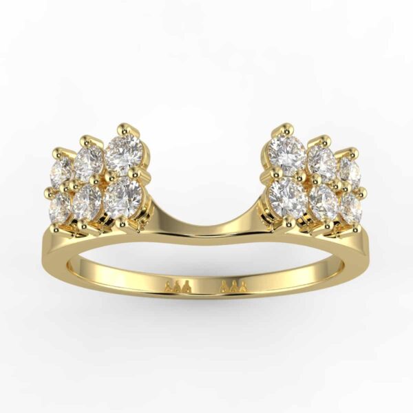 1/2 carat diamond ring wrap