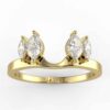 5/8 carat diamond ring wrap