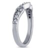 1/3ct diamond curved anniversary band