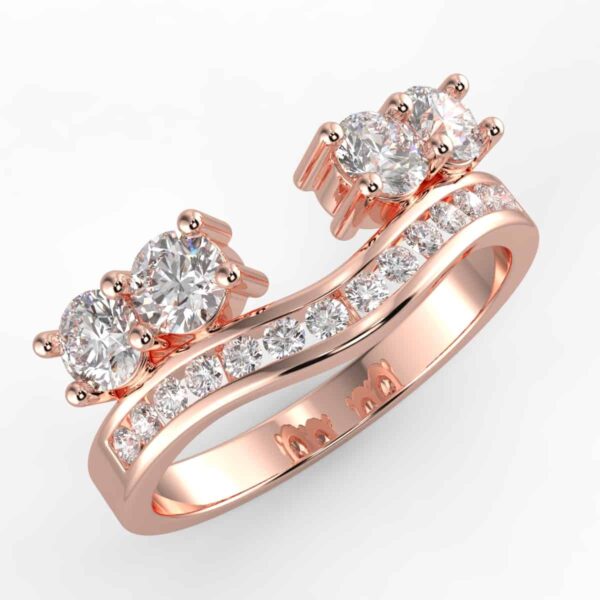 1 carat diamond ring wrap