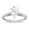 1/2ct natural diamond solitaire ring