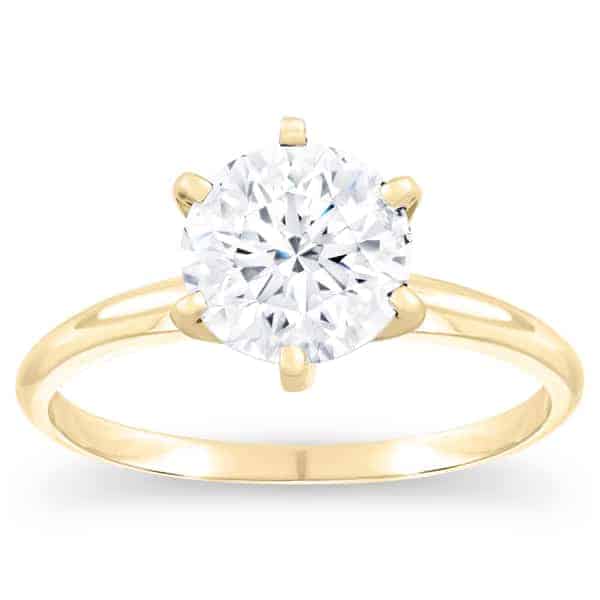 1ct lab grown diamond solitaire