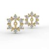 3/8 carat diamond earring jackets