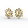 3/8 carat diamond earring jackets