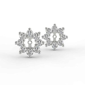 3/8 carat diamond earring jackets