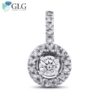 center of my world 3/8 carat lab diamond pendant in 14k gold
