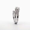 center of my world 1 3/4 carat 2 piece diamond halo wedding ring