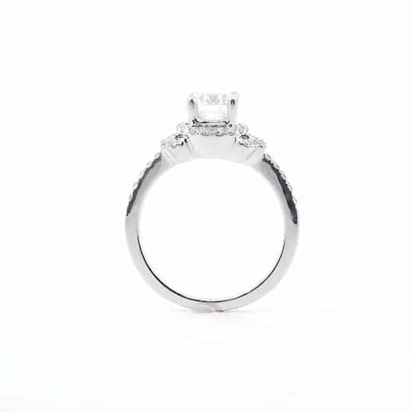 center of my world 1 1/3 carat diamond halo ring gia certified