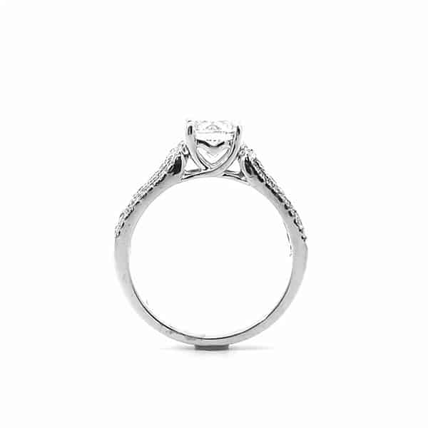 1 1/2 carat diamond cluster ring egl certified