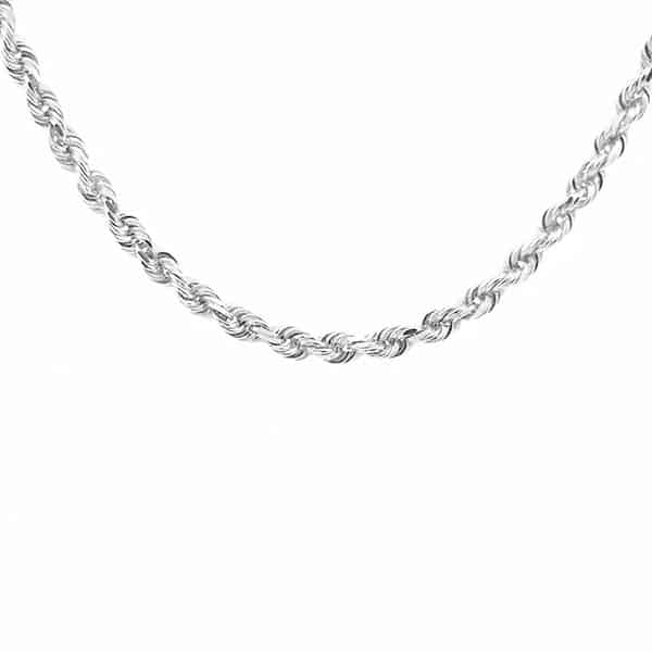 men's rope chain in 14k gold