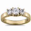 1ct 3 stone diamond ring