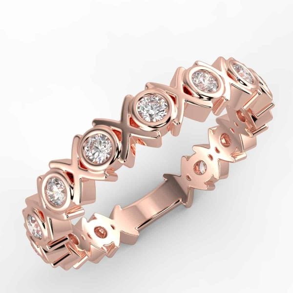 1/5 carat diamond anniversary ring