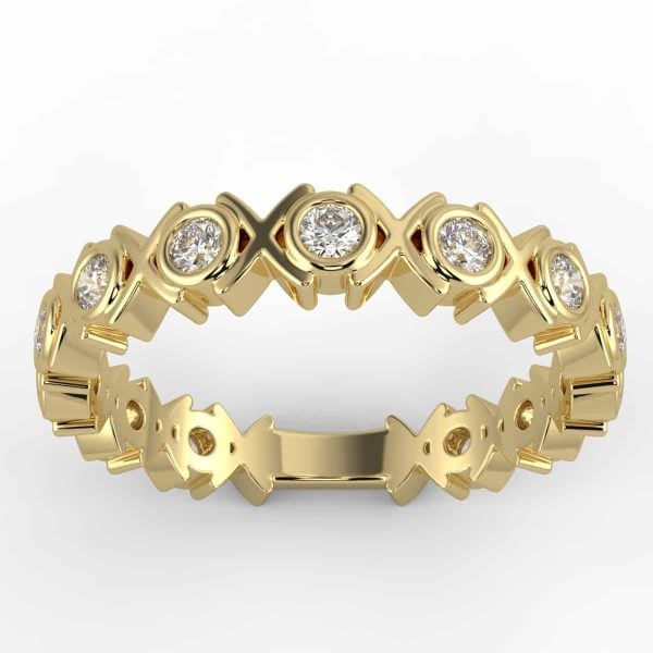 1/5 carat diamond anniversary ring