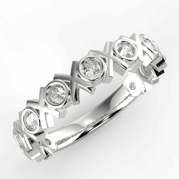 1/4 carat diamond anniversary ring