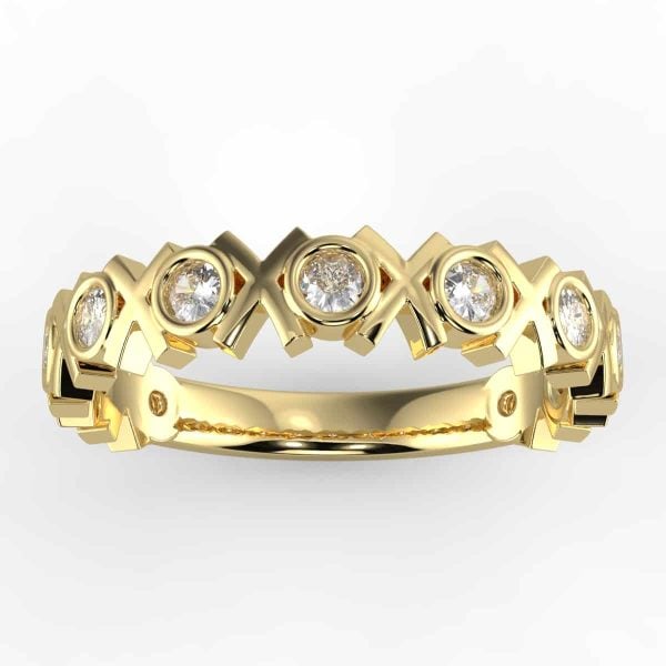 1/4 carat diamond anniversary ring