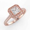 1/3ct halo semi mount