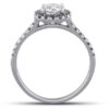 1 carat diamond halo ring *with center diamond*