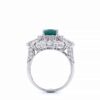 green tourmaline 4 carat ring in 18k gold