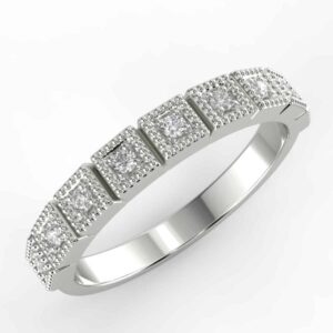 diamond stackable anniversary band