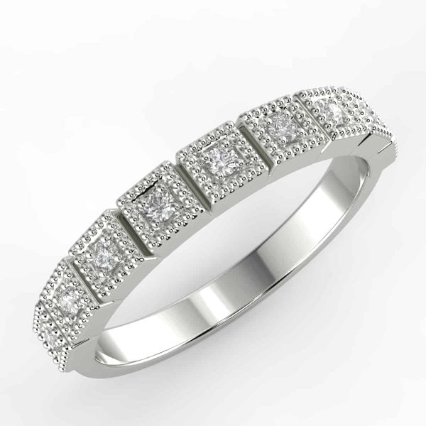 diamond stackable anniversary band