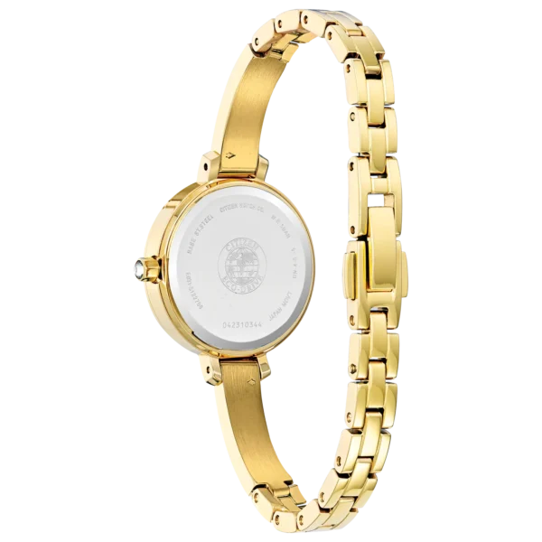 citizen silhouette crystal thin gold