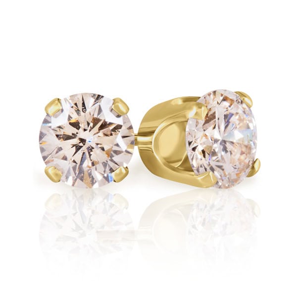 2 carat great deal diamond stud earrings