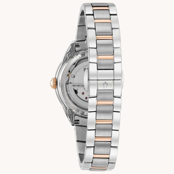 bulova sutton silver rose mother of pearl