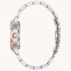 bulova sutton silver rose mother of pearl