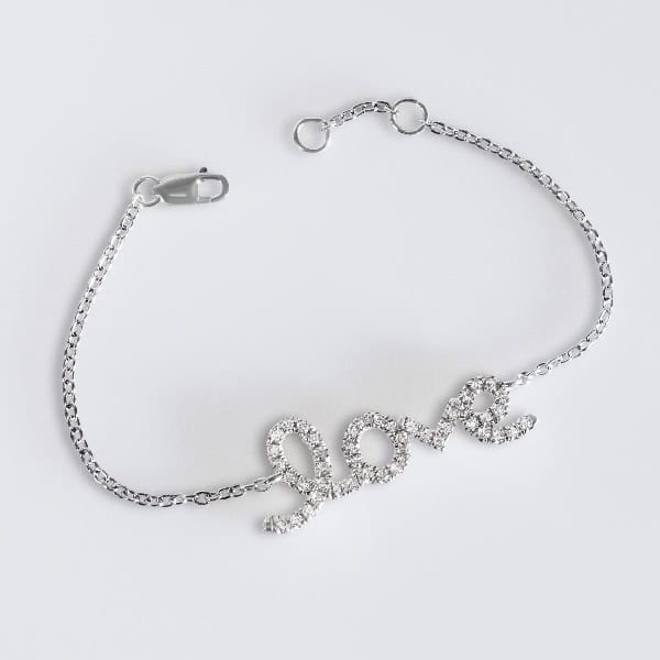 diamond love bracelet