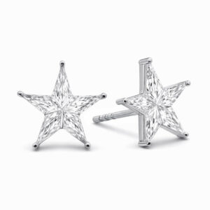 Diamond Star Earrings (5/8cttw)