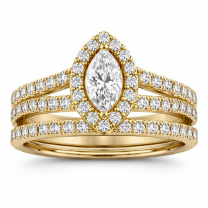 2-Piece Diamond Bridal Set (1 1/3cttw)