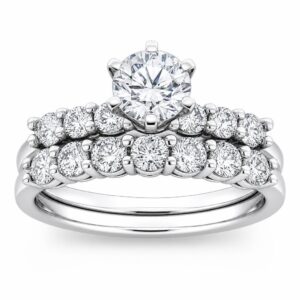 Diamond Wedding Semi-Mount Set (1cttw)
