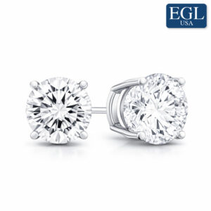 Natural Diamond Studs D-SI2 (EGL Certified 4/5cttw)