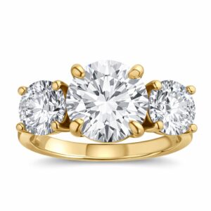 Three Stone Diamond Ring (Certified 6cttw)