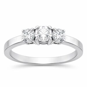 Three Stone Diamond Ring (5/8cttw)