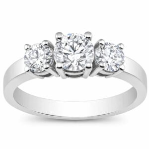 Three Stone Diamond Ring (1 1/5cttw)