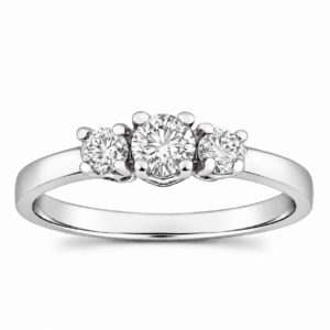 Three Stone Diamond Ring (1/3cttw)