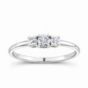 Three Stone Diamond Ring (1/5cttw)