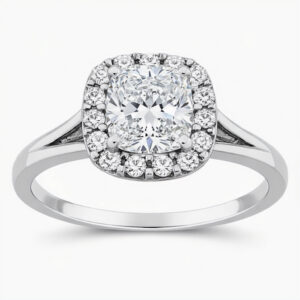 Diamond Halo Semi Mount (1/5cttw)