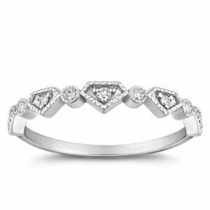 Stackable Diamond Anniversary Band