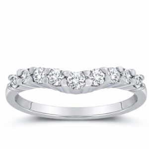 Diamond Curved Anniversary Band (1cttw)