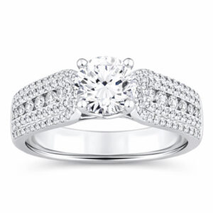 Diamond Cluster Ring (EGL Certified 1 1/2cttw)