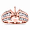 Shop a white gold diamond wedding semi-mount set from The Jewelry Exchange, featuring sparkling diamond accents and a coordinating band ready for your center stone. A strong choice for Christmas wedding rings, holiday bridal jewelry, Black Friday ring deals, Cyber Monday diamond jewelry, and engagement gifts for her.