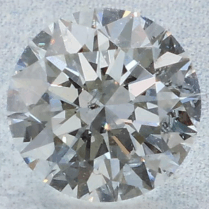 Natural 0.53 Carat F I1 Round PGS Diamond