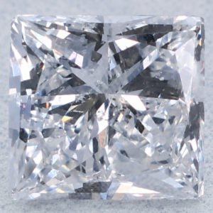 Natural 0.45 Carat G I1 Princess Diamond