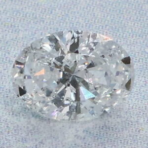 Natural 0.77 Carat F I1 Oval Diamond