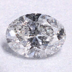 Lab Grown 0.51 Carat F SI2 Oval PGS Diamond