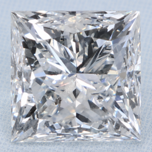 Natural 0.43 Carat J VS2 Princess Diamond
